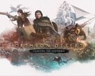 Arte da capa do DLC “Crimson Desert: Charting the Unknown”.