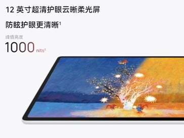 A Huawei anuncia um brilho de até 1.000 nits (Fonte da imagem: Huawei)