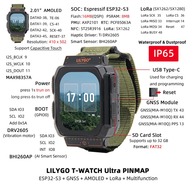 O Lilygo T-Watch Ultra