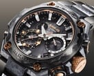 O Casio G-Shock MRG-B2000JS-1AJR (na foto) apresenta uma pulseira e uma luneta tratadas com um revestimento de carbono semelhante ao diamante (DLC). (Fonte da imagem: Casio)