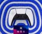 Feedback tátil do controle DualSense do PS5 com o logotipo DSX (Fonte da imagem: Sony PlayStation, Steam com edições)