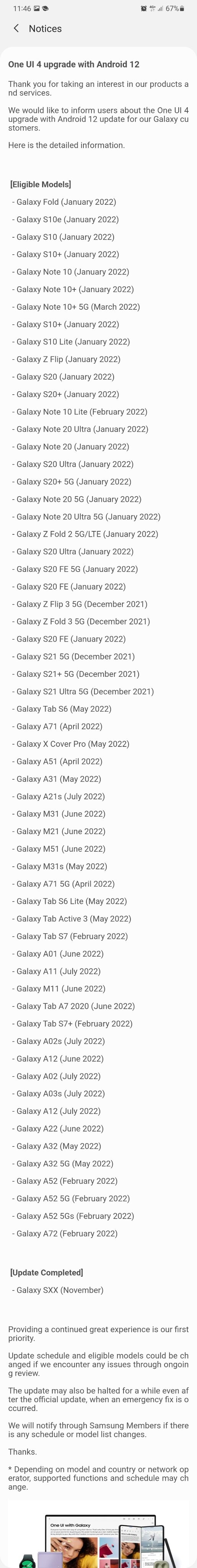 Uma implementação da UI 4 - Oriente Médio. (Fonte da imagem: Samsung via @Hussain88079979)