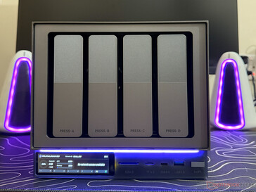 A parte frontal do NAS