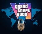 Banner sobre o bloqueio regional do GTA 6 para PS5 exibido