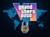 Banner sobre o bloqueio regional do GTA 6 para PS5 exibido