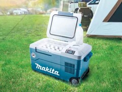 The Makita 40VMax Cooler / Warmer Box has a 20 L capacity. (Image source: Makita)