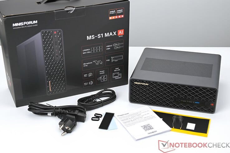 O escopo de entrega do Minisforum MS-S1 Max