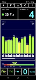 Teste de GPS ao ar livre