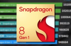 O Snapdragon 8 Gen 1 é considerado o processador de smartphone mais rápido atualmente disponível. (Fonte de imagem: Qualcomm/AnTuTu - editado)