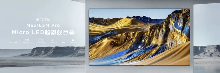 Micro TV LED TCL Max163M Pro de 163 polegadas