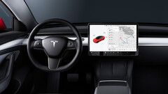 O sistema de infoentretenimento da Tesla está obtendo acesso ao hotspot Wi-fi (imagem: Tesla)