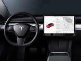 O sistema de infoentretenimento da Tesla está obtendo acesso ao hotspot Wi-fi (imagem: Tesla)