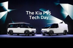 O evento Kia PV5 Tech Day (Fonte da imagem: Kia)