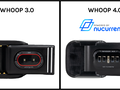 Uma bateria desgastável com tecnologia de carga NFC mais antiga (esquerda) versus uma com o novo sistema da NuCurrent. (Fonte: NuCurrent)