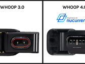 Uma bateria desgastável com tecnologia de carga NFC mais antiga (esquerda) versus uma com o novo sistema da NuCurrent. (Fonte: NuCurrent)