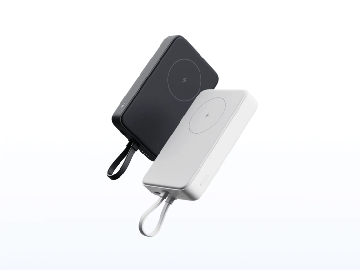 O Xiaomi 33W Magnetic Power Bank 10000mAh (cabo integrado). (Fonte da imagem: Xiaomi)