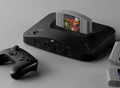 O Analogue 3D usa o chip Cyclone 10 GX FPGA da Intel para emular por hardware os cartuchos do N64. (Fonte da imagem: Analogue)