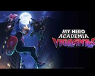 Title card for My Hero Academia: Vigilantes, featuring The Crawler, Pop Step, and Knuckleduster. (Image source: Bones Film)
