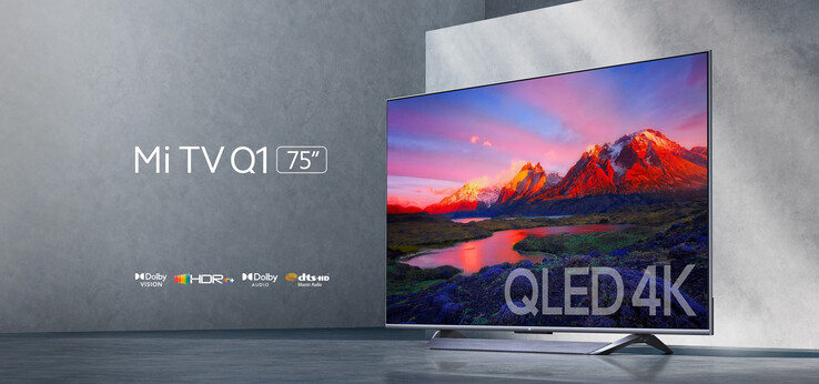 A Xiaomi Mi QLED TV 75 é a oferta mais premium da empresa na Índia. (Fonte de imagem: Mi.com)