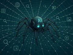 Os rastreadores de IA são bots, ou programas automatizados. Semelhantes a uma aranha, eles se movem pela Internet, coletando informações. (Fonte da imagem: ChatGPT / OpenAI)