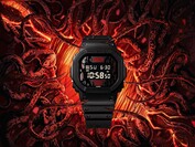 Casio G-Shock DW-5600STT-1JR, colaboração com Stranger Things. (Fonte da imagem: Casio)
