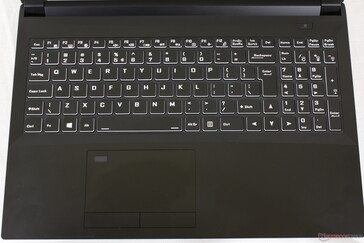 A experiência com teclado e digitação tem sido essencialmente idêntica em todos os computadores portáteis Eurocom/Clevo