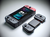 Renderização não oficial do Nintendo Switch 2 Joy-Cons (Fonte da imagem: Gerado usando DALL-E 3)