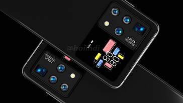Conceito de smartphone Huawei de tela dupla (imagem via @HolIndi no Twitter)