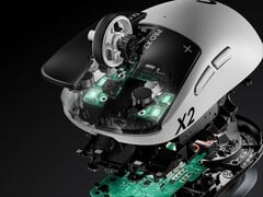 Vista em detalhes do Logitech G Pro X2 Superstrike original.