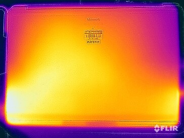 Teste de estresse de temperatura da superfície (parte inferior)