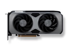A AMD Radeon RX 9070 GRE &quot;Reference Design&quot; mostrada aqui não estará disponível para venda. (Fonte da imagem: AMD China)