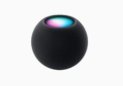 O HomePod mini em Midnight parece um pouco mais escuro do que a variante Space Gray. (Fonte da imagem: Apple)