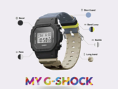 O serviço "My G-Shock" da Casio permite que os usuários personalizem a moldura, a pulseira e até mesmo o LED da luz de fundo. (Fonte da imagem: Casio)