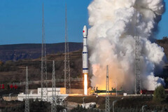 Lançamento do satélite Tianping-3 da China em um foguete Longa Marcha 6 (Fonte da imagem: Ourspace)