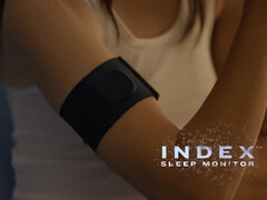 A Garmin projetou o Index Sleep Monitor para ser usado ao redor do bíceps em vez do pulso. (Fonte da imagem: Garmin)