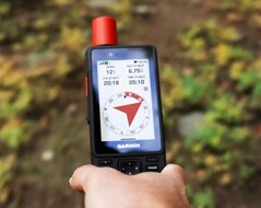 O novo dispositivo GPS portátil da Garmin pode ser usado para chamadas de emergência via satélite (Fonte da imagem: Garmin)
