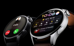 A série Huawei Watch4 pode ser composta de quatro variantes, Watch 3 série retratada. (Fonte da imagem: Huawei)