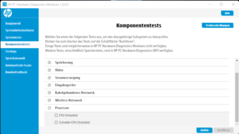 Assistente de suporte HP: Ein Test für jede Komponente - bei Fehlern die Ursache finden