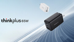 A Lenovo lança o carregador ThinkPlus 65W GaN com três portas na China (Fonte da imagem: Lenovo [editado])