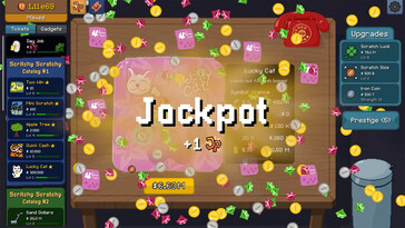 Na foto: Uma captura de tela do jogo Scritchy Scratchy.