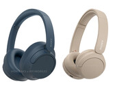 Os Sony WH-CH520 e WH-CH720N devem chegar em várias cores. (Fonte da imagem: @OnLeaks &amp; 91mobiles)
