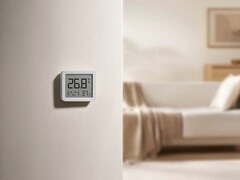 O Smart Temperature and Humidity Monitor 3 Mini da Xiaomi (na foto) chegou à Europa. (Fonte da imagem: Xiaomi)
