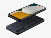 Uma nova renderização do "Galaxy A05s". (Fonte: OnLeaks x MySmartPrice)
