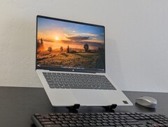 O OmniBook 5 14 oferece muito valor por seu baixo preço, incluindo um perfil fino semelhante ao do EliteBook e até mesmo uma tela OLED (Fonte da imagem: Notebookcheck)