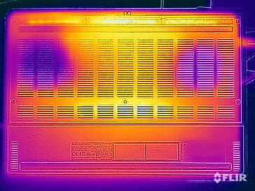 Teste de estresse de temperatura da superfície (parte inferior)