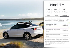 Um novo acordo de financiamento do Tesla Model Y coloca o SUV elétrico compacto a um preço mais baixo do que seu companheiro estável Model 3 até 31 de maio. (Fonte da imagem: Tesla - editado)