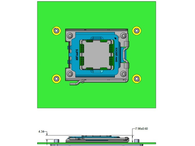AMD Zen 4 Raphael's Socket AM5 provavelmente compatível com