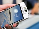 Um telefone da série N da OPPO em ação. (Fonte: Estação de bate-papo digital via Weibo)