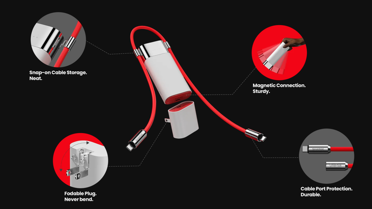 O design do Pouch inspirado no OnePlus...