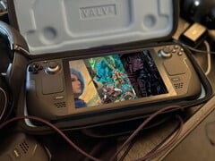 O pacote “Humble Handhelds” expirará em 6 de agosto de 2026. Na imagem: o Steam Deck com a imagem de capa do pacote.